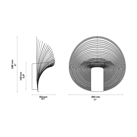 Luceplan Illan suspension