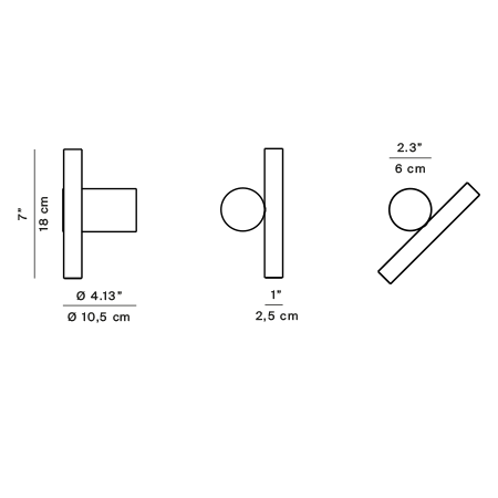 Luceplan Doi wall / ceiling
