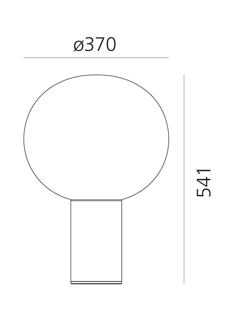 Artemide Laguna replacement sphere / glass diffuser
