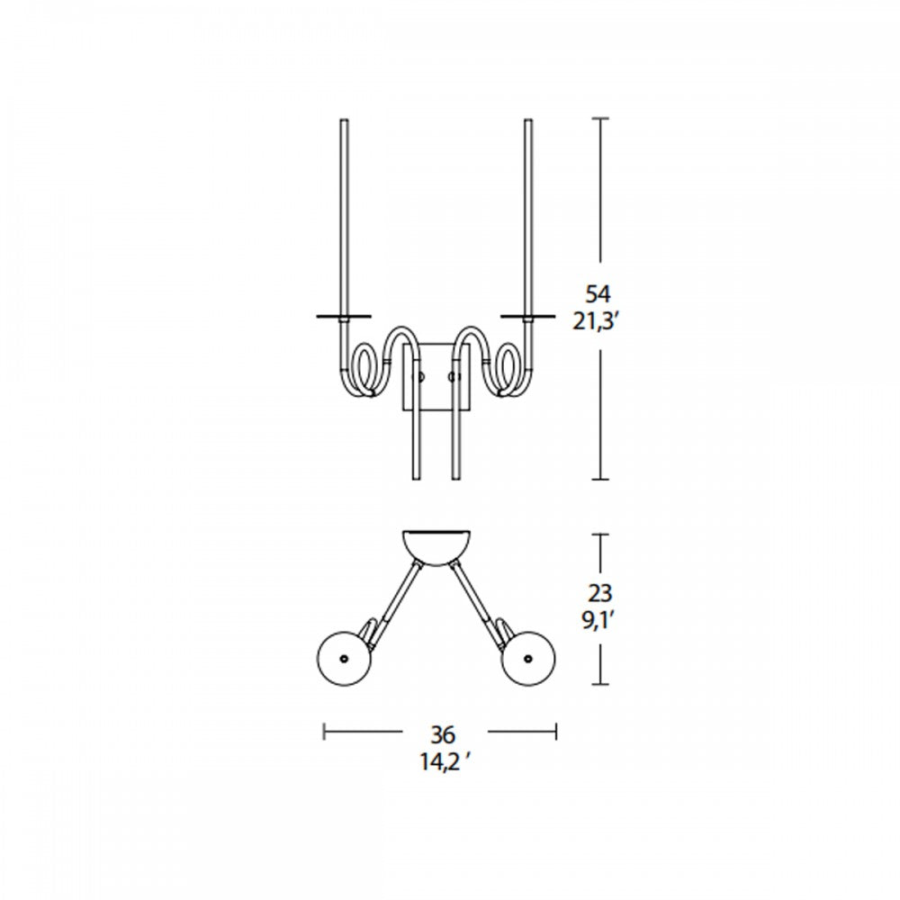 Valenti Calligrafico parete LED