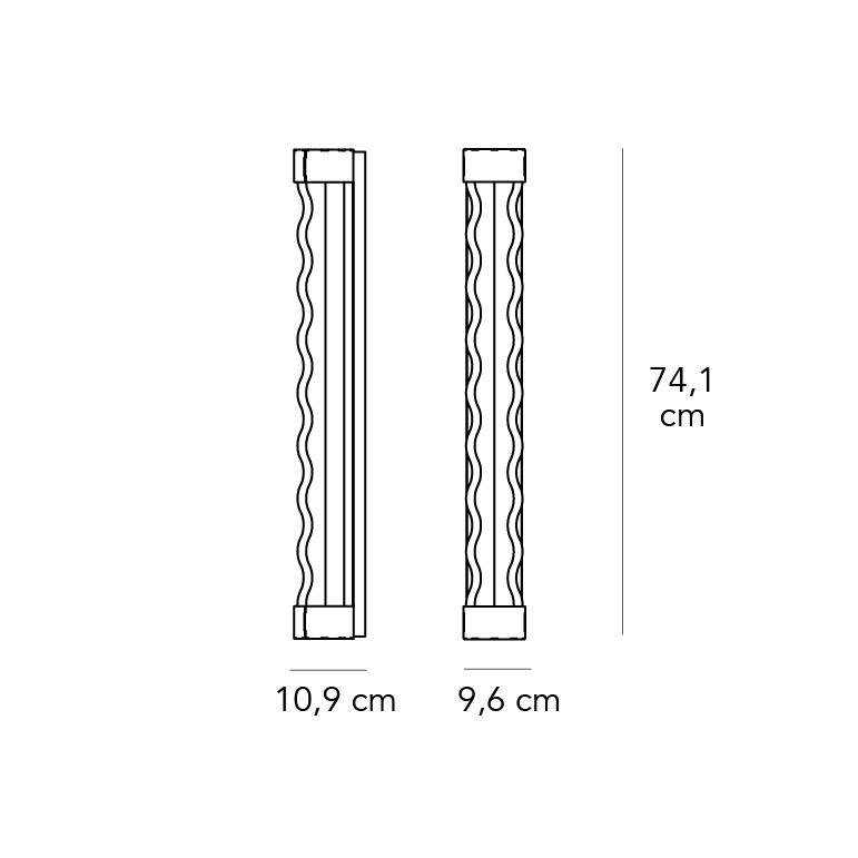 Fontana Arte Frenesi parete