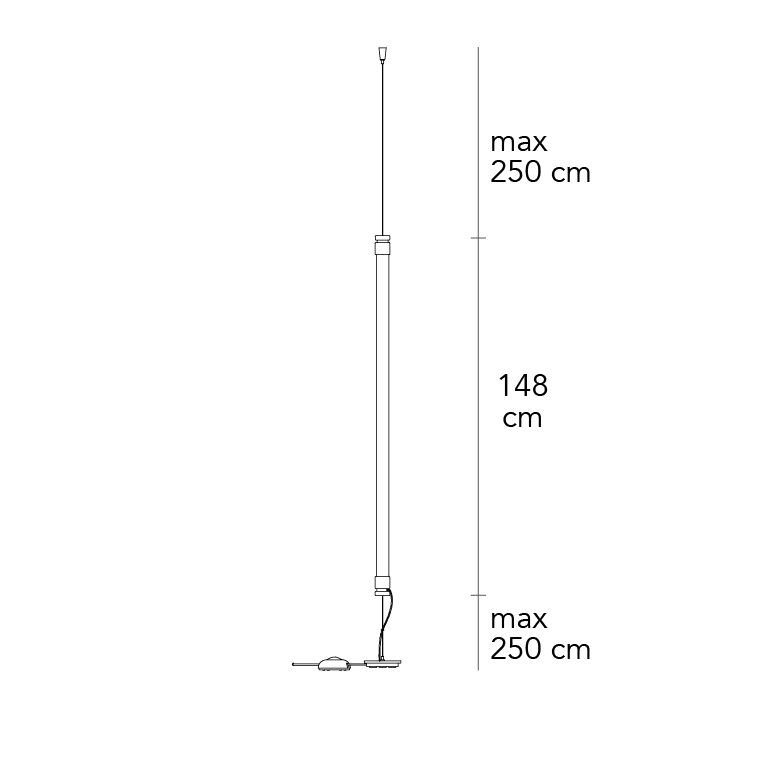 Fontana Arte OORT sospensione - terra