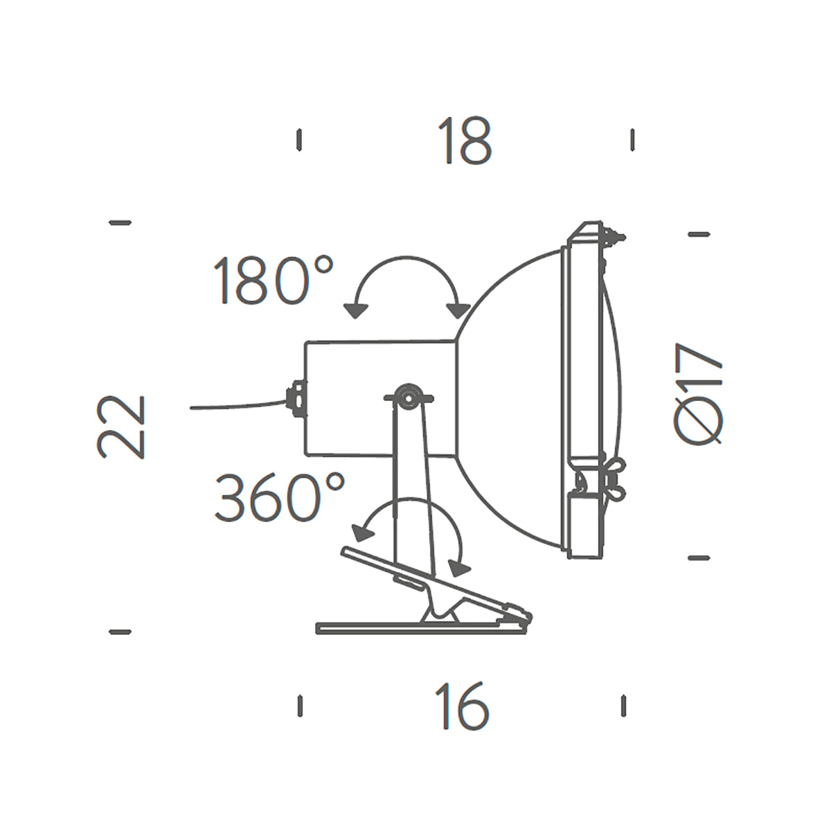 Nemo Projecteur 165 Pinza