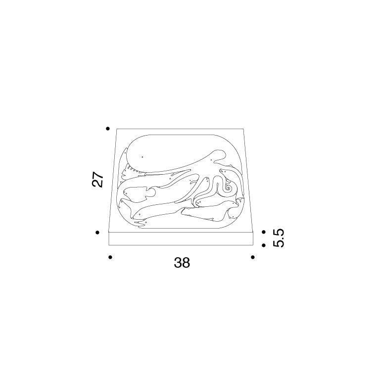 Danese Milano 16 Fish Puzzle