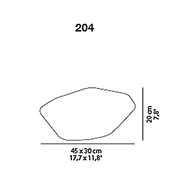 Oluce Stone Of Glass