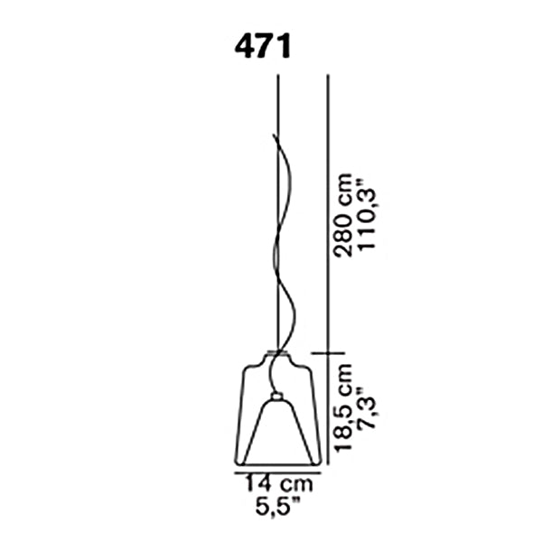 Oluce Lanterna & Lanternina suspension