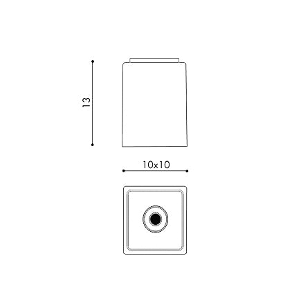 Egoluce Alea Ceiling glass