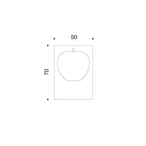 Danese Milano Uno, La Mela 50x70