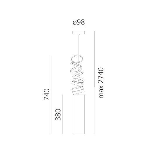 Artemide DECOMPOSE' Light sospensione