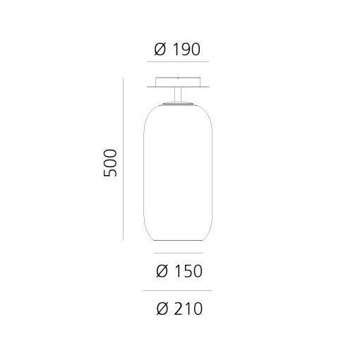 Artemide Gople Ceiling ceiling
