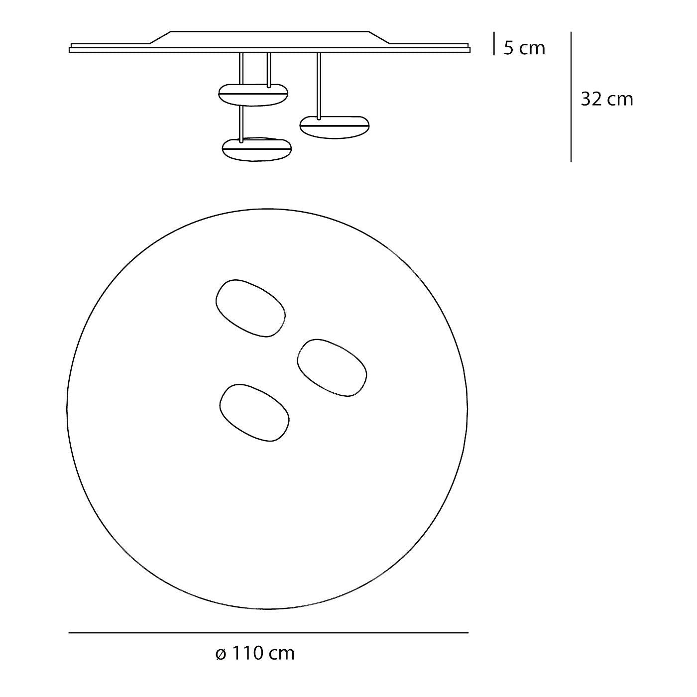 Artemide Droplet LED ceiling