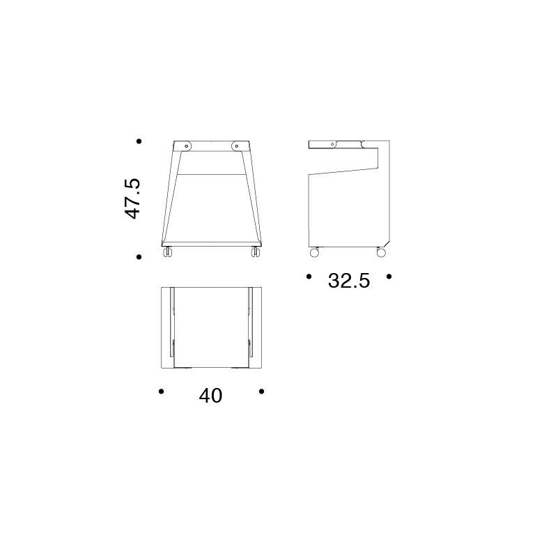 Danese Milano Smith - Multifunctional trolley