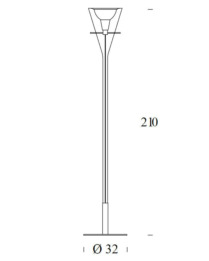 Fontana Arte Flute Magnum ground