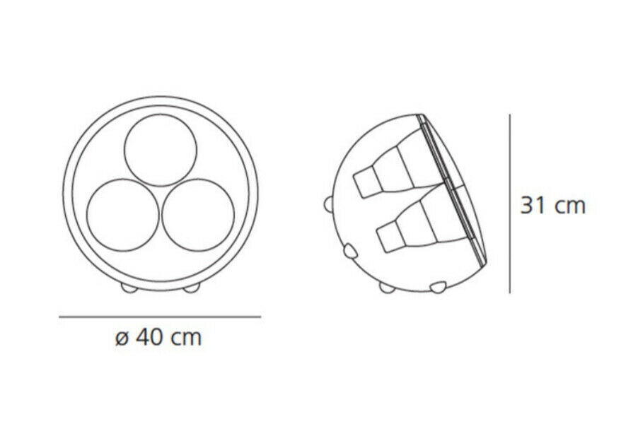 Artemide Yang terra / tavolo