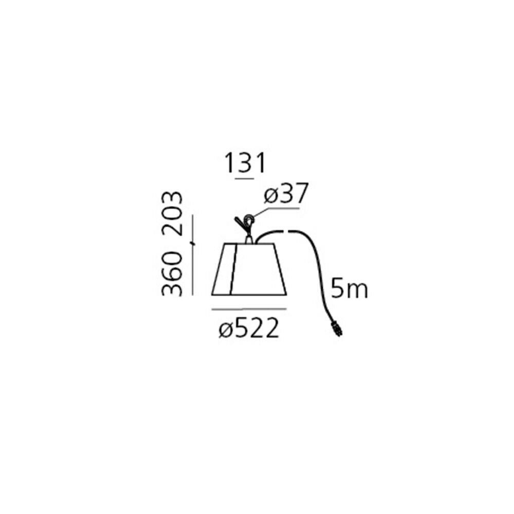 Artemide Tolomeo Lampshade Outdoor Hook