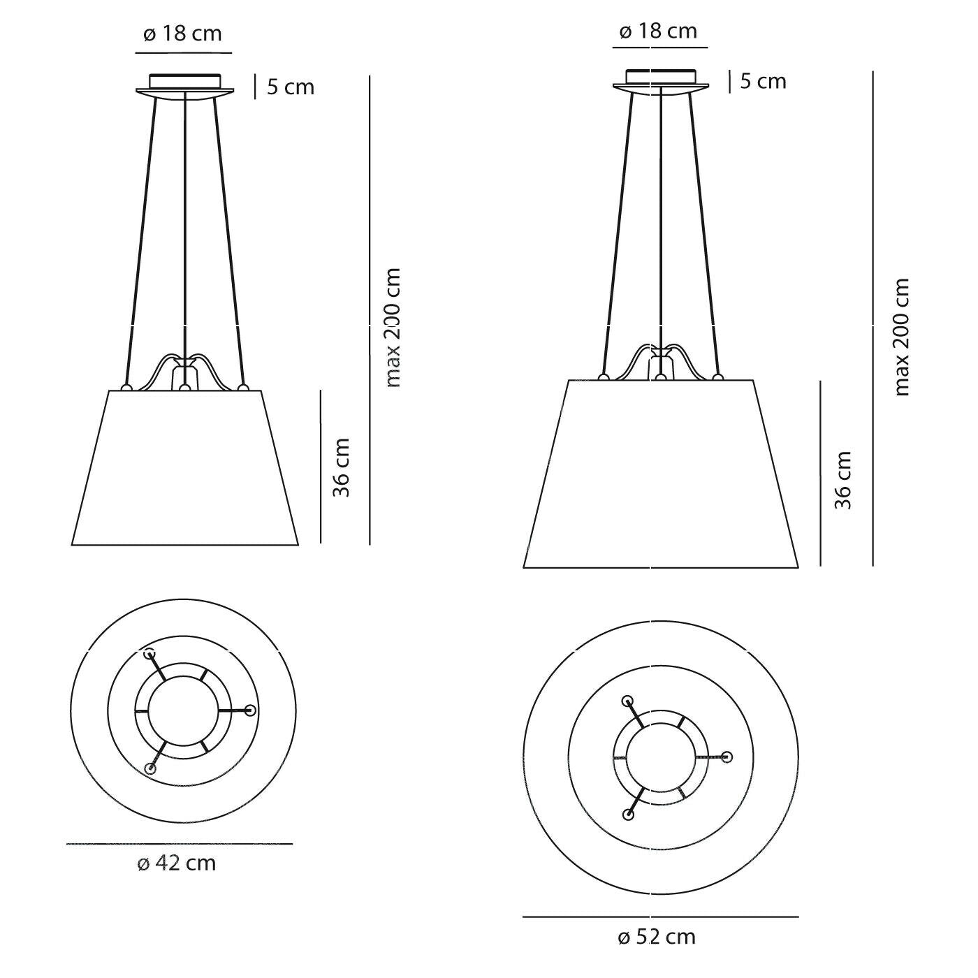 Artemide Tolomeo Mega suspension