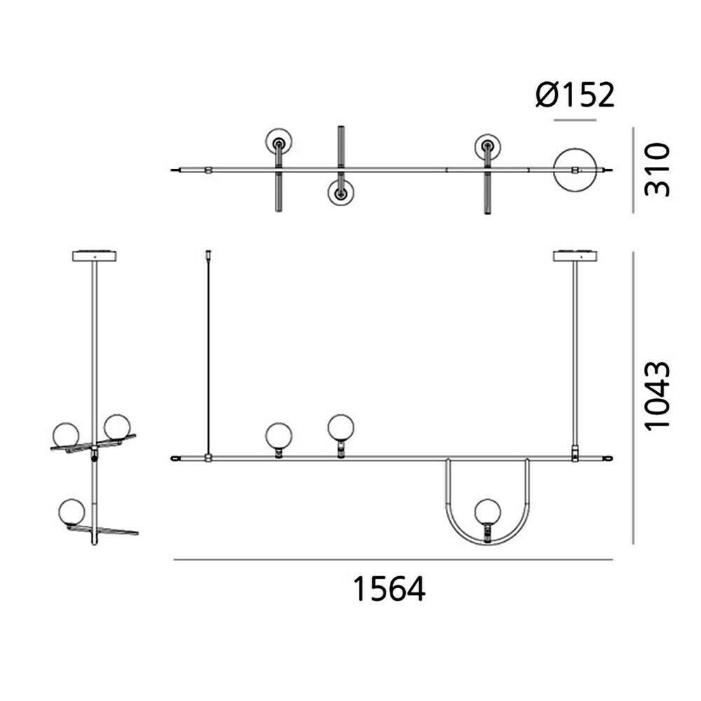 Artemide Yanzi 1 sospensione