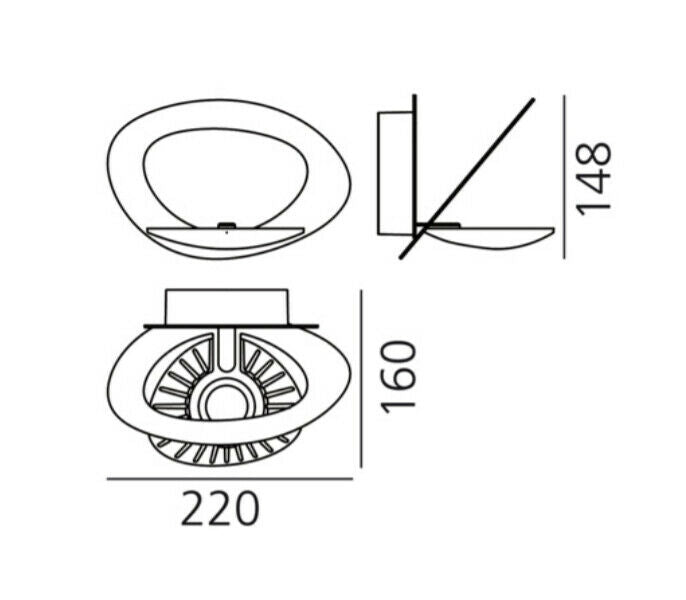 Artemide Pirce Micro LED Parete