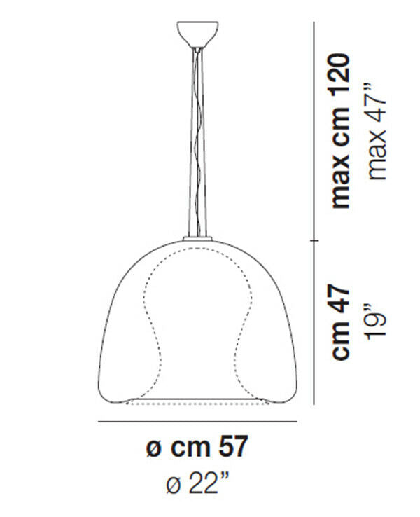 Vistosi Naranza sospensione