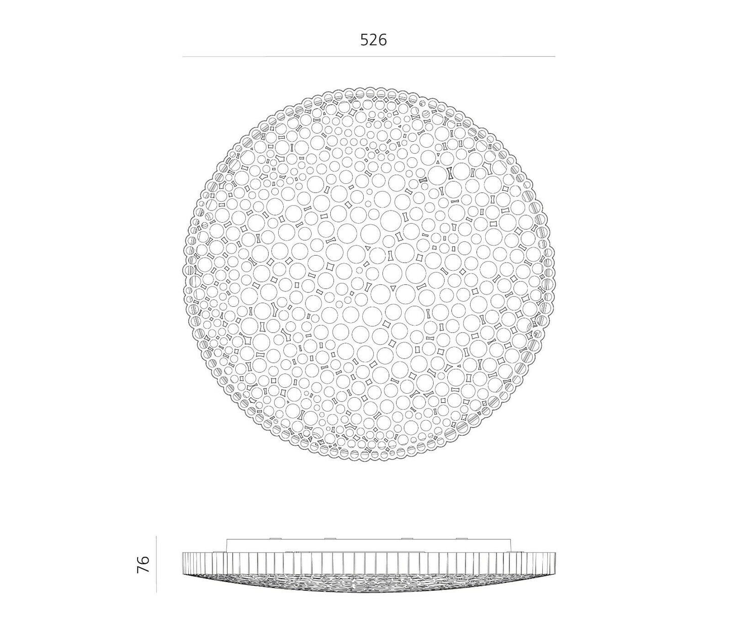Artemide Calipso LED parete / soffitto