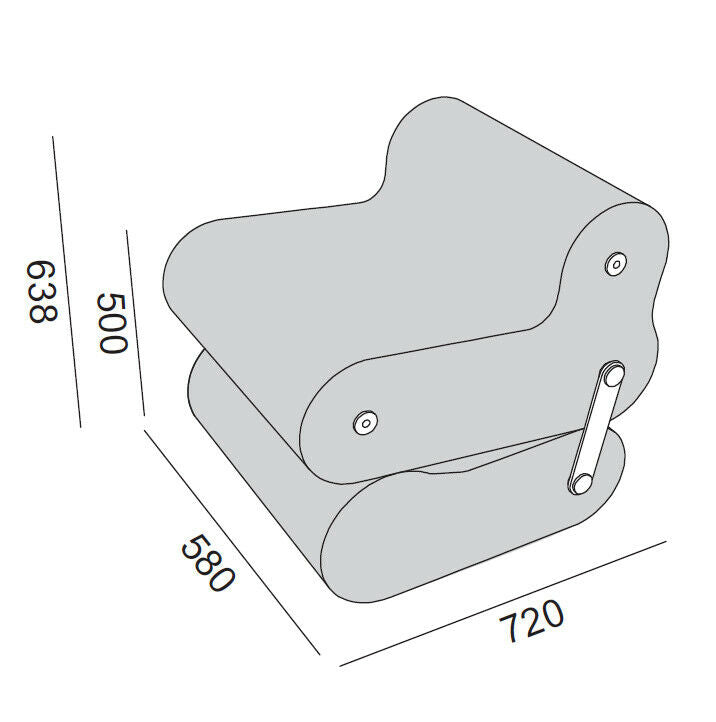 B-LINE Multichair armchair