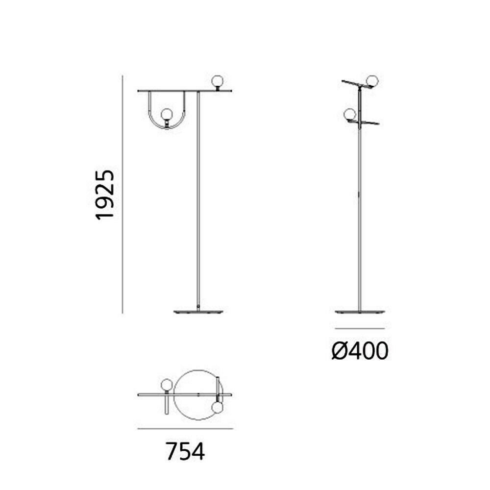 Artemide Yanzi Floor ground