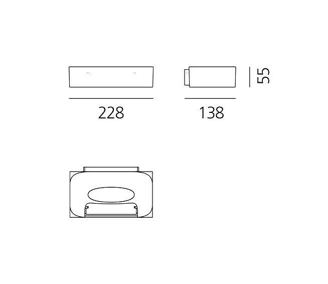 Artemide Melete HALO (R7s) parete