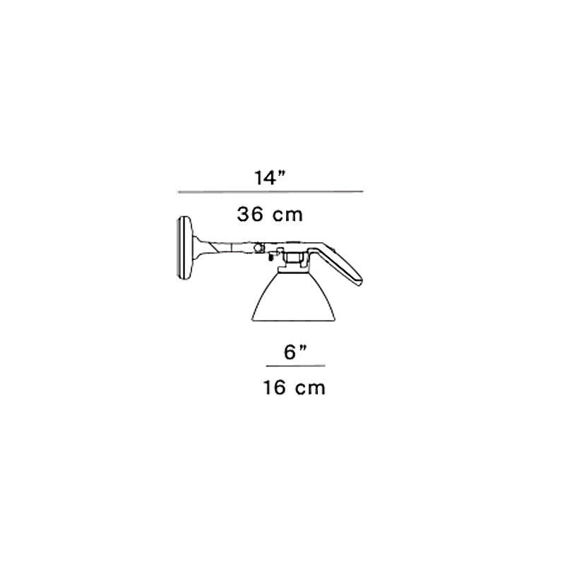 Luceplan Fortebraccio parete/soffitto