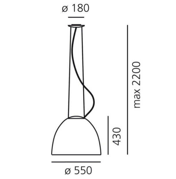 Artemide Nur Gloss LED sospensione
