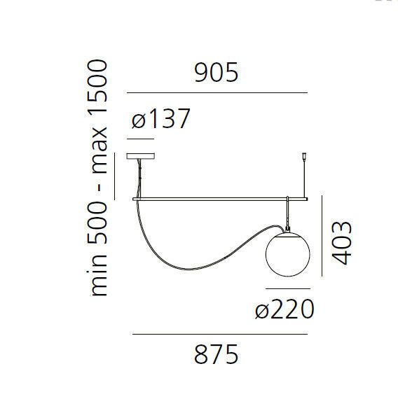 Artemide nh S sospensione