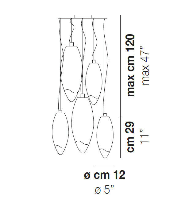 Vistosi Baco suspension