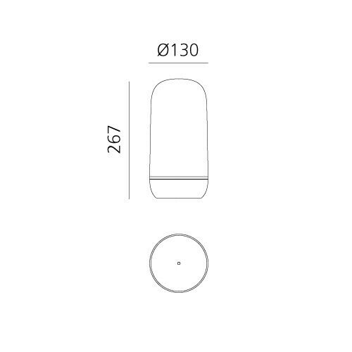 Artemide Gople Portable tavolo