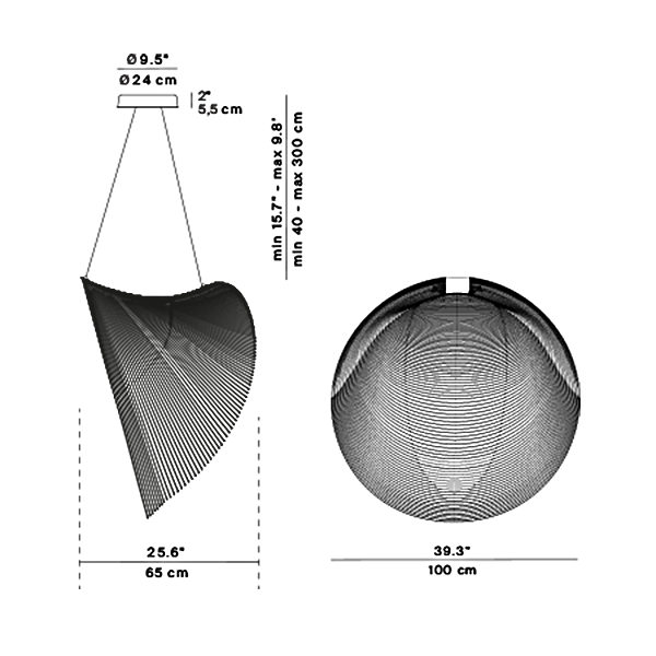 Luceplan Illan suspension