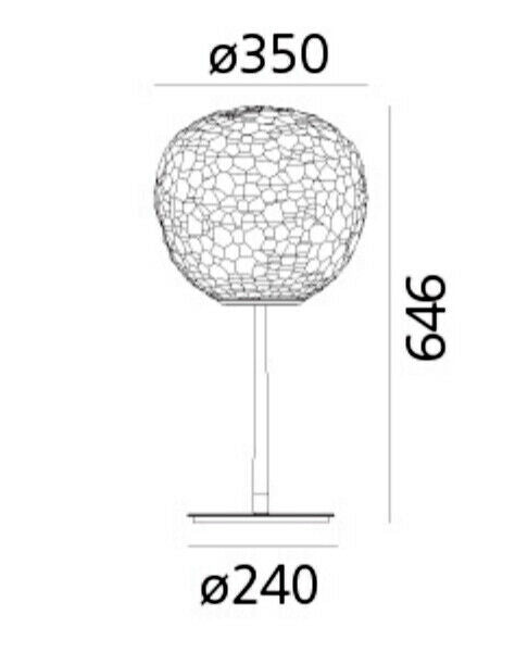 Artemide Meteorite Stelo tavolo