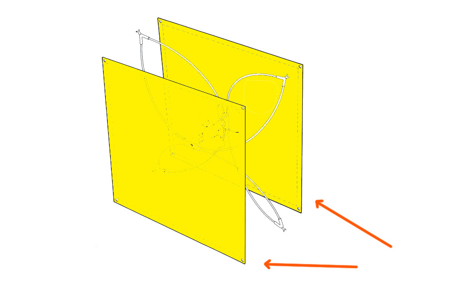 FLOS REPLACEMENT Ariette 1 / 2 / 3 sheet assembly
