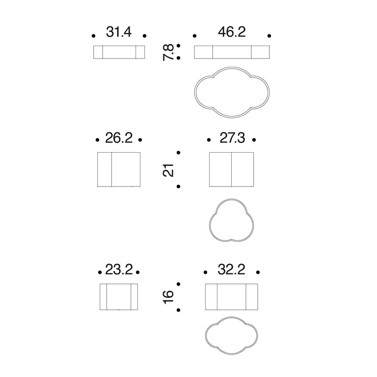 Danese Milano Cicladi vaso ceramica