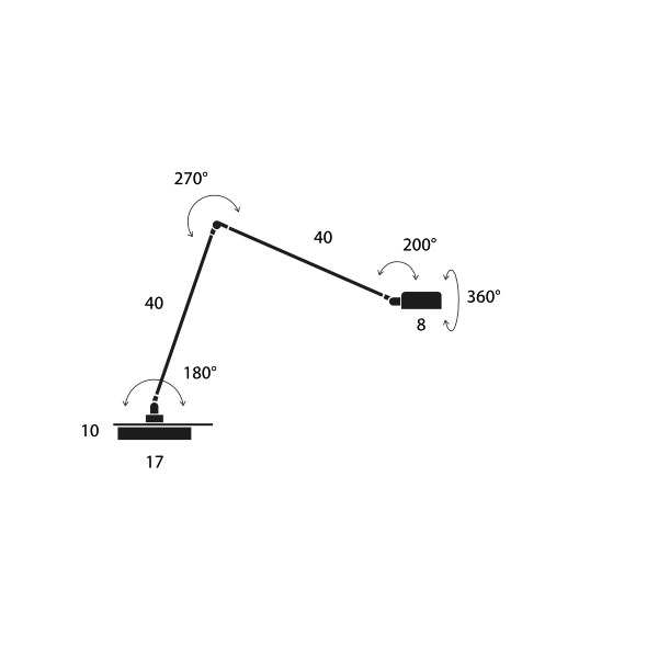 Lumina Daphine Cloe Tavolo LED