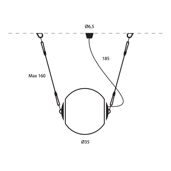 Lumina Perla Sospensione