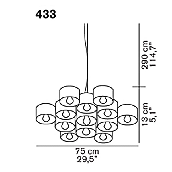 Oluce Fiore sospensione