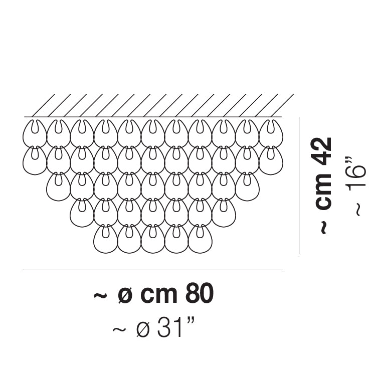 Vistosi Giogali soffitto