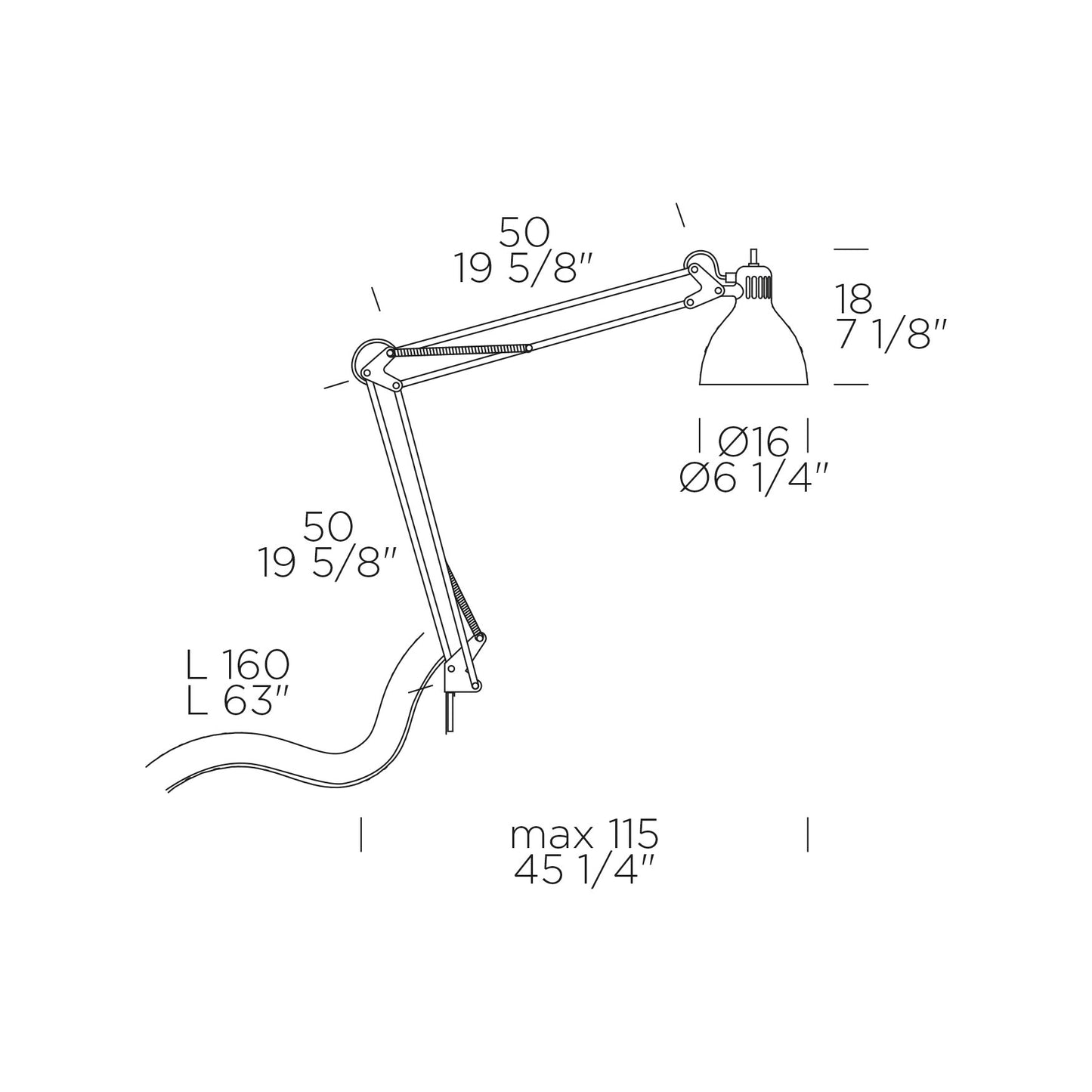 Leucos JJ Small clamp