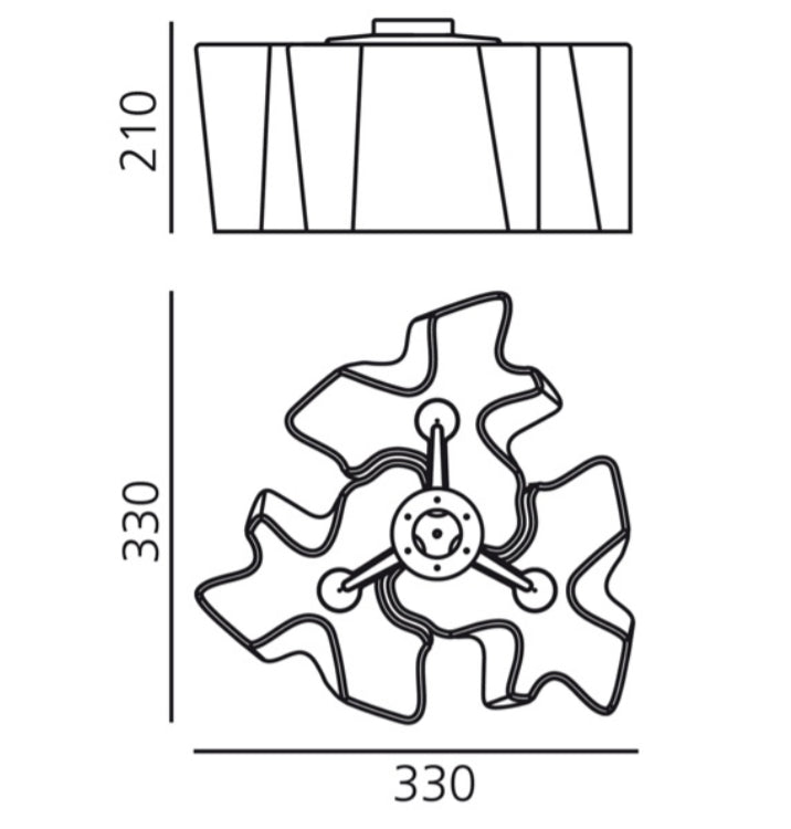 Artemide Logico 3X120° soffitto