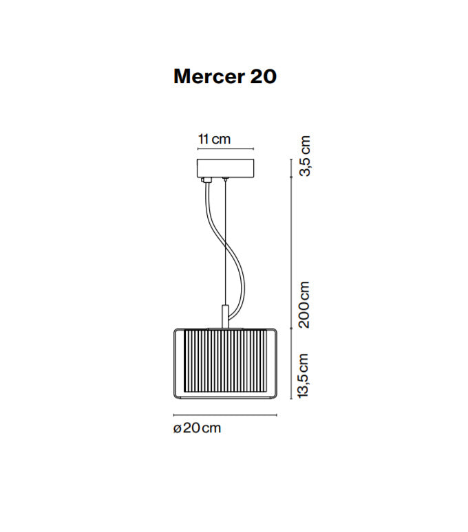 Marset Mercer sospensione