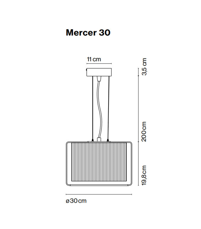 Marset Mercer sospensione