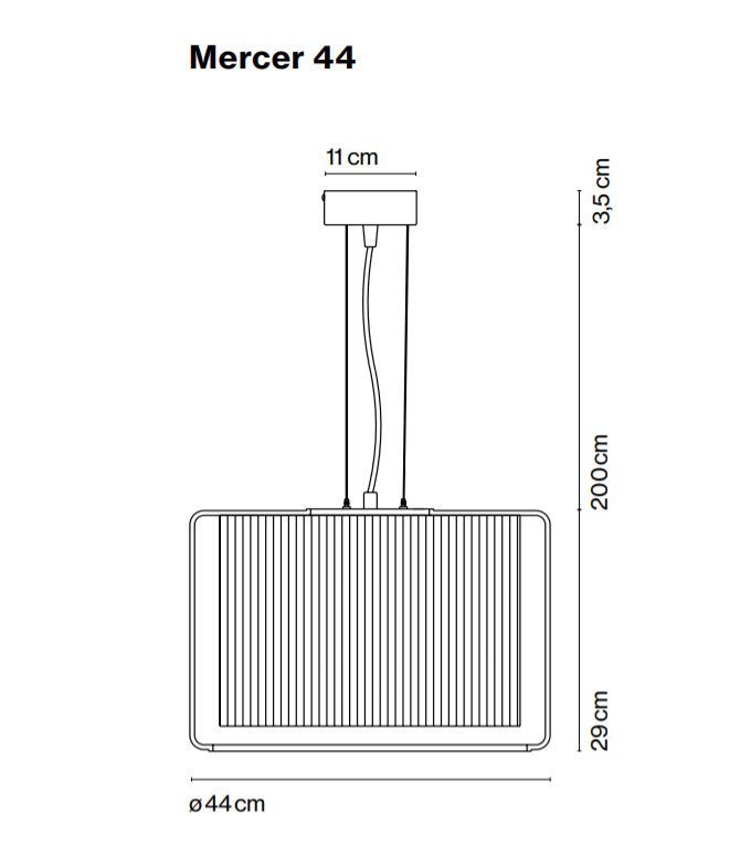 Marset Mercer sospensione