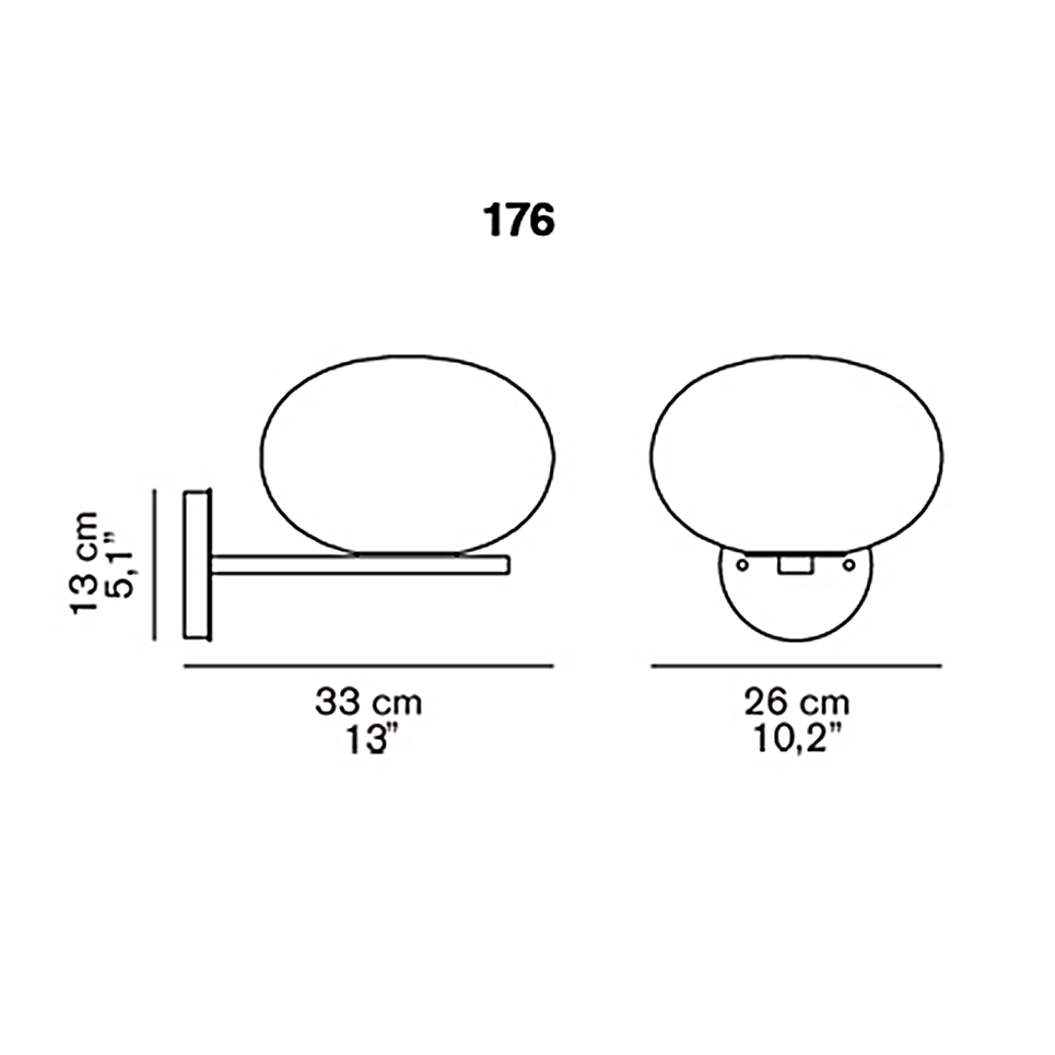Oluce Alba 176 parete