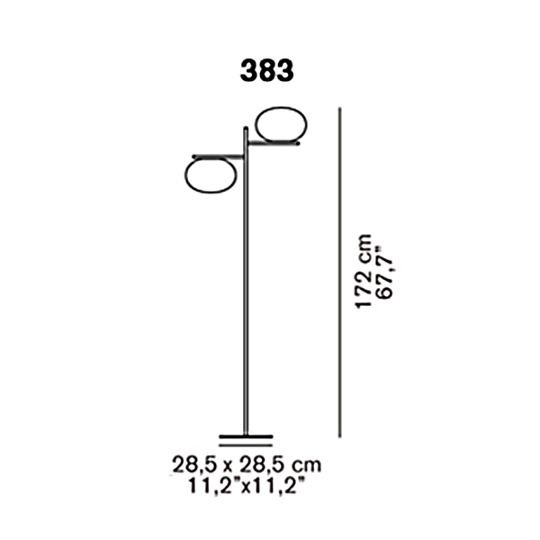 Oluce Alba 383 earth