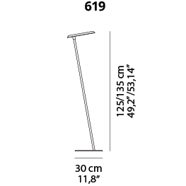 Oluce Amanita 619 earth