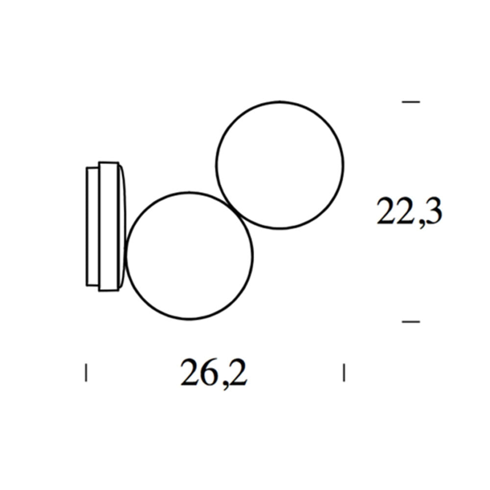 Fontana Arte Optunia parete
