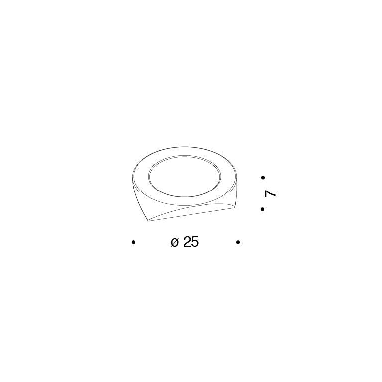 Danese Milano Paros D1 - Posacenere Centrotavola